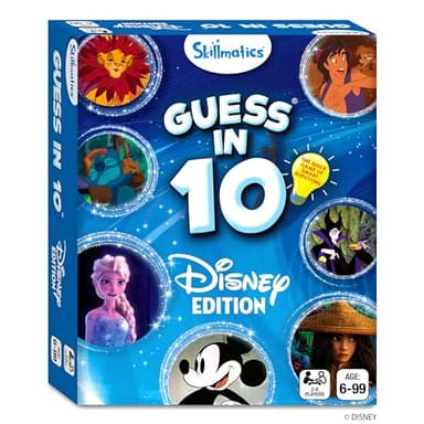Skillmatics Guess in 10 Disney, Card Game for Girls, Boys, Kids, Teens, Adults, Who Love Cinderella, Mickey Mouse, Moana, Travel Toy, Gifts for Ages 6, 7, 8, 9 and Up - Image 9