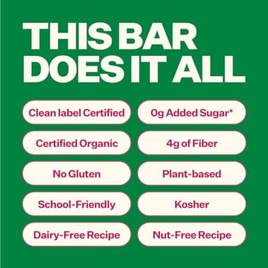 Yumi Organic Toddler Snacks Bars - Gluten-Free, No Added Sugar, 7+ Vegetables, Soft-Baked Crust, Yumi Bars Healthy Toddler Organic Snacks - School Safe and for Lunch Boxes, Strawberry & Rhubarb (30ct.) - Image 5