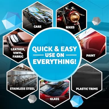 MAXLONE ™ Car Spray with Triphene® Technology, Quick Spray & Wipe All Purpose Waterless Detailer - Clean, Shine, Protect Paint, Glass, Wheels, Trim Without Pre-Washing (20oz, 2 Micro Fiber Cloth) - Image 3