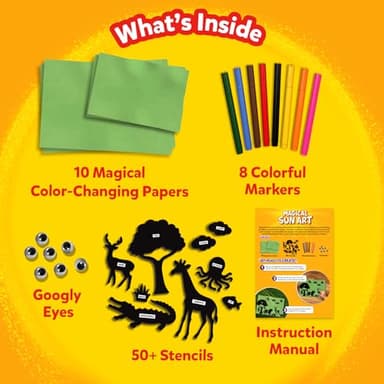 Skillmatics Sun Paper Art Kit - STEM Craft Kit for Kids with Decorative Paper, Stencils & Markers, Create with Sunlight, Mess-Free, Indoor Fun, Gifts for Ages 4, 5, 6, 7, 8, 9, 10, 11, 12 - Image 4