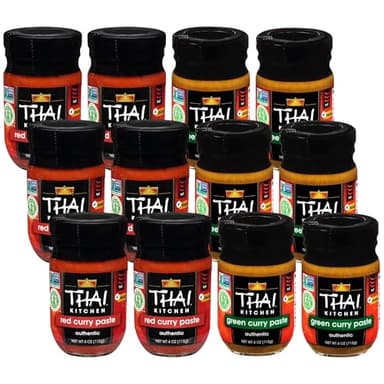 Thai Kitchen Red and Green Curry Paste Bundle, 48 oz - Image 1