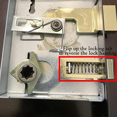 MaxxGeek Mortise Keyed Lock Set with Classic Knobs, Perfect for Replacing Broken Antique Door Knob Sets, Fits 1-3/8 in.-1-3/4 in. Interior Doors, Oil Rubbed Bronze, 1 Pack - Image 3