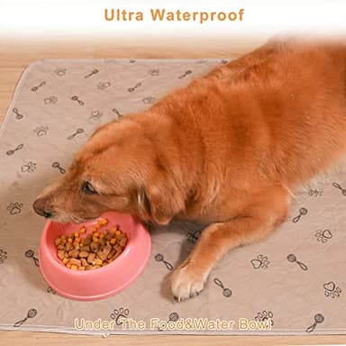 Peepeego 2Pack Pee Pads for Dogs Reusable+Free Dog Comb, Waterproof Rug 36”x48, Absorbent Puppy Pads Washable, Non Slip Protector for Bed Couch Carpet - Image 6