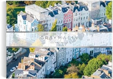 Galison Gray Malin Notting Hill – 1000 Piece Puzzle with Dreamy Springtime Photography of Iconic English Neighborhood from Au PARC Artwork - Image 3