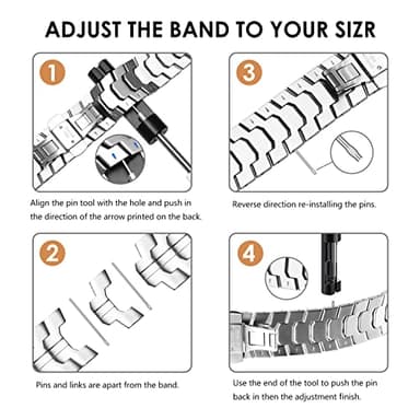 CHANCHY Titanium Band for Apple Watch Ultra 3/2/1 Band 49mm, Durable Lightweight Titanium Metal Strap for Apple Watch Series 11 10 9 8 7 SE3 6 5 4 46mm 45mm 44mm for Men (Titanium Edition, Titanium) - Image 6
