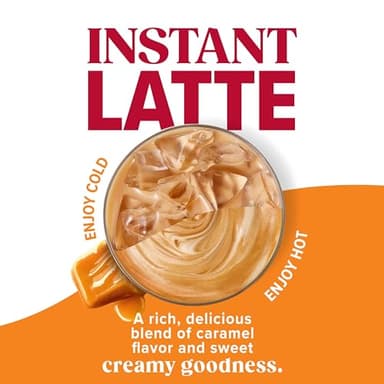 Folgers Buttery Caramel Flavored Instant Latte, 16 Ounce (Pack of 6) - Image 7