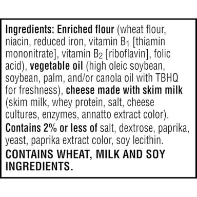 Cheez-It Cheese Crackers, Baked Snack Crackers, Lunch Snacks, Family Size, Extra Toasty, 21oz Box (1 Box) - Image 3