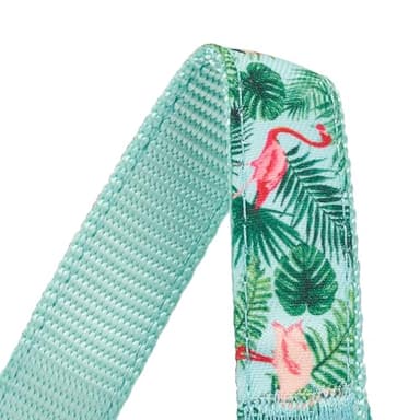 YUDOTE Martingale Dog Collar with Steel Chain and Quick Release Buckle Adjustable Floral No Pull Safe Training Collars,Flamingo,Medium - Image 8