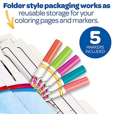 Crayola Color Wonder Prehistoric Pals, Dinosaur Coloring Pages, Mess Free Coloring for Toddlers, Dinosaur Toys, Toddler Travel Activity & Gifts - Image 6