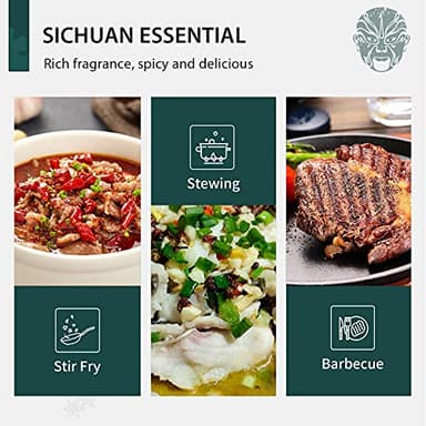 Soeos Sichuan Peppercorns, 8oz(227g), Authentic Szechuan Red Peppercorn, Numbing and Tingle Effect, Less Seeds, Strong Flavor, Essential for Mapo Tofu, Kung Pao Chicken and Asine Cusine - Image 5