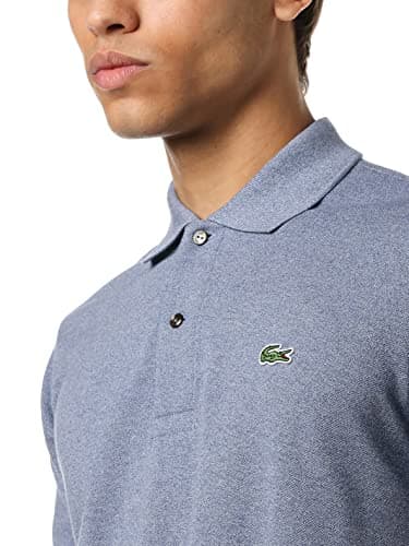 Lacoste Men's Classic Fit Heathered L.12.12 Polo, Light Indigo Blue, X-Large - Image 3