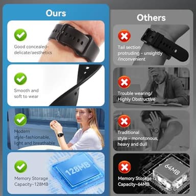 Smart Watch, 1.85" HD Smartwatch for Men Women (Answer/Make Calls), Fitness Watch with Heart Rate/Sleep/IP68 Waterproof/120+ Sports Modes, Pedometer, Android Smart Watch for Android iOS (Black) - Image 7