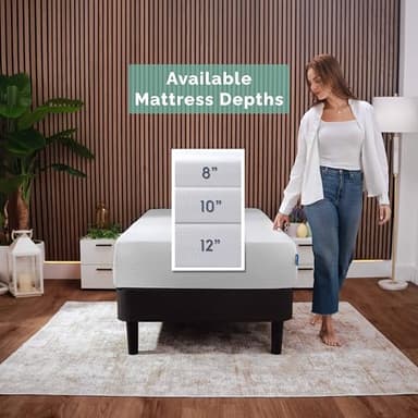 Nestl Green Tea Twin Mattress 8 Inch - Cooling Graphite Memory Foam Twin Mattress for Kids, Fiberglass Free Pressure Relief Supportive Bed in A Box, CertiPur-US Certified - Image 8