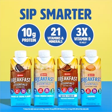 Carnation Breakfast Essentials Ready-to-Drink Creamy Strawberry, 8 FL OZ Carton,8 Fl Oz (Pack of 24) - Image 4