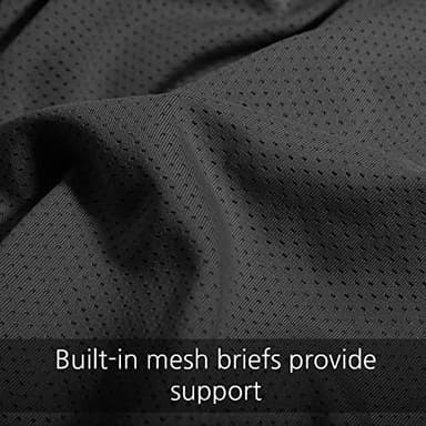 baleaf Men's 5" Running Athletic Shorts Zipper Pocket for Workout Gym Sports Lightweight Quick Dry Black Size L - Image 3