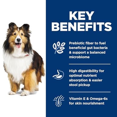 Hill's Science Diet Sensitive Stomach & Skin, Adult 1-6, Stomach & Skin Sensitivity Support, Dry Dog Food, Chicken Recipe, 30 lb Bag - Image 4