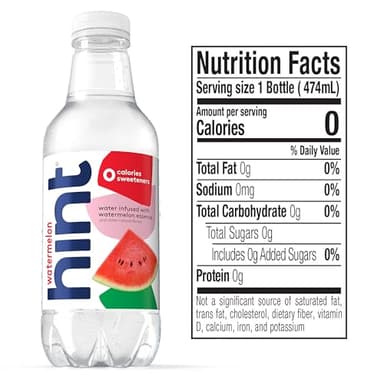Hint Fruit-Infused Bottled Water, Best Sellers Variety Pack - Sugar Free Flavored Water with Zero Calories, Natural Fruit Essences, and No Artificial Sweeteners - 16 Fl Oz (Pack of 12) - Image 4