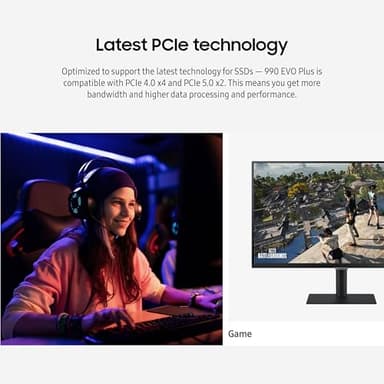 Samsung 990 EVO Plus SSD 2TB, PCIe Gen 4x4, Gen 5x2 M.2 2280, Speeds Up-to 7,250 MB/s, Upgrade Storage for PC/Laptops, HMB Technology and Intelligent Turbowrite 2.0, (MZ-V9S2T0B/AM) - Image 7