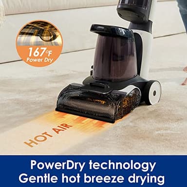 Tineco Carpet ONE Smart Carpet Cleaner Machine, Lightweight Carpet Shampooer and Portable Upholstery Cleaner with LED Display, Pet Carpet Cleaner with App Connection, Voice Prompts - Image 4