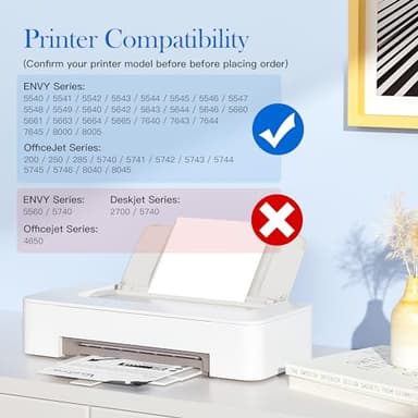 Valuetoner 62XL Ink Cartridges Black for HP Ink 62 for HP 62XL Black Ink Cartridges Work with Envy 7640 7645 5660 5540 5544 5640 7644 OfficeJet 200 250 280 OfficeJet 5740 5741 8040 Series (2-Black) - Image 2
