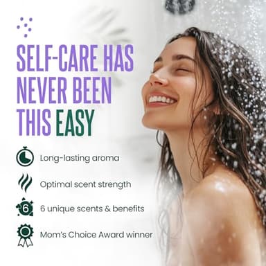 Cleverfy Shower Steamers Aromatherapy – Stocking Stuffers for Women, Teens and Wife – Christmas Gifts for Women and Teen Girls – Self-Care Shower Bombs for Stress Relief and Relaxation – 6 Tablets - Image 2