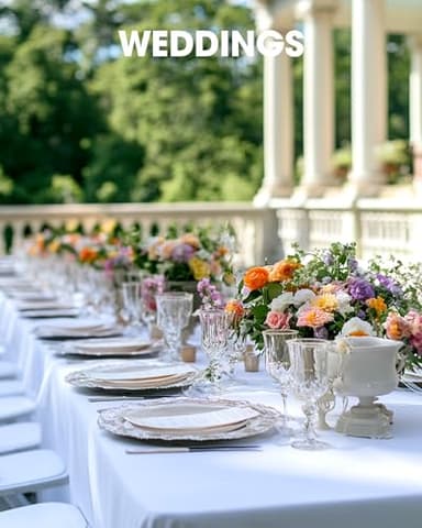 Pureegg Rectangle Table Cloth 60" x 102" – Durable Polyester Tablecloth Offers Reusable & Washable Protection, Ideal for Outdoor Party, Picnic, Wedding, Banquet and Birthday, 2 Pack, White - Image 2