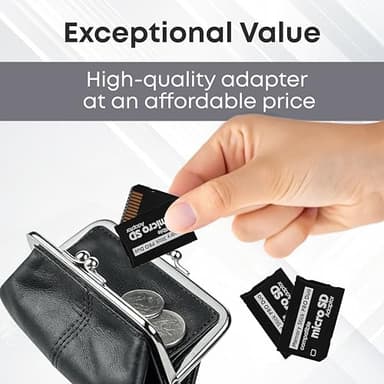 Skywin Memory Stick Pro Duo Adapter - Card Reader for PSP Memory Card Duo Adapter, Easy-to-Use Card Holder Compatible with PlayStation Card, Camera, or Handycam - Image 5