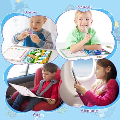 Busy Book for Toddlers 3+, Preschool Learning Activities with 30 Themes Prek Preschool Workbooks, Montessori Educational Learning Toys Activity Books for Christmas Birthdays Gifts Boys Girls - Image 7