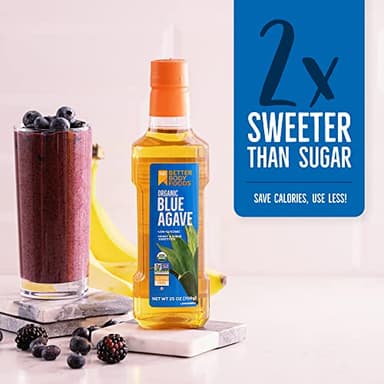 BetterBody Foods Organic Blue Agave, Low Glycemic Sweetener, 25 Oz - Image 4