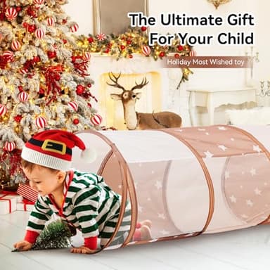Sumbababy Tunnel Toys for Toddlers: Activity Tunnels for Young Children - Crawl Tunnels for Toddlers and Babies - Pop up Dog Tunnel - Image 5