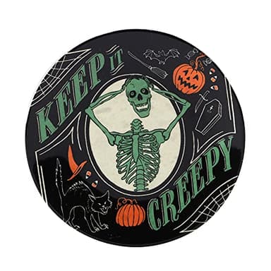 Certified International Scaredy Cat 6" Canape/Luncheon Plates, Assorted Designs, Multicolor, Medium, Set of 4 - Image 3