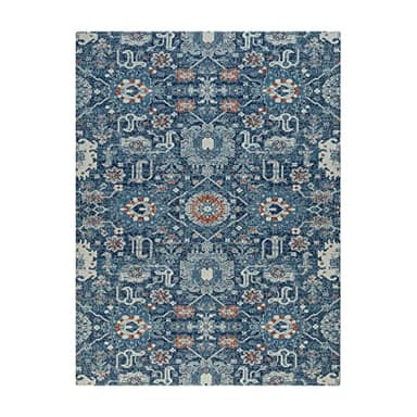 Anji Mountain Rug'd Office Chair Mat for Carpet & Hardwood Floor - Jacquard Woven Top, Anti-Slip Backing, Low Pile, Floor Protector Desk Chair Mat, Office Rugs for Rolling Chairs (36 x 48) - Image 2