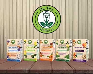 Dr. Tea Wellness Turmeric Herbal Tea with Cinnamon Flavor - 20 Tea Bags - Image 6