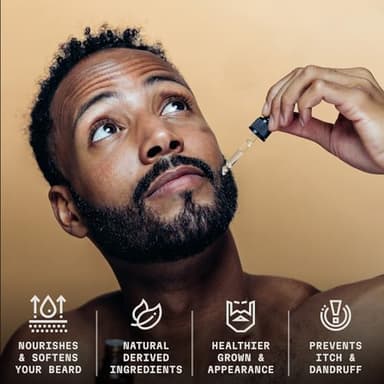 Striking Viking Vanilla Beard Oil for Men - Naturally Derived Conditioner with Argan & Jojoba Oils for Softening, Moisturizing and Growth (2 Oz) - Image 2