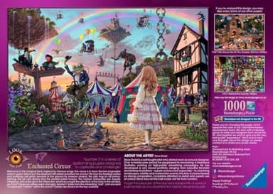 Ravensburger Look & Find: Enchanted Circus - 1000 Piece Jigsaw Puzzle | Unique, Softclick Fitting | Vibrant, Glare-Free Imagery | Crafted from FSC-Certified Wood | Ideal for Ages 14+ - Image 3