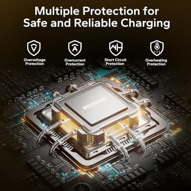 Eazpower 3 in 1 Foldable Wireless Charging Station for MagSafe, Nightstand Magnetic Charger Stand for iPhone 16 15 14 13 Pro Max, Travel Charging Dock with Night Light for Apple Watch/AirPods (Gray) - Image 8