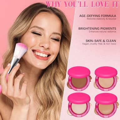 Peptide Bounce Foundation – Hydrating, Age-Defying Foundation for Mature Skin And All Skin Types, Vegan, Clean, Natural, Medium Buildable Coverage, Satin Finish (Light/Medium) - Image 4