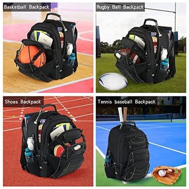 VECKUSON 18.4 Inch Laptop Backpack for Men and Women, 55L Extra Large Gaming Laptops Backpack with USB Charger Port, TSA Friendly Flight Approved and RFID Anti-Theft Pocket - Image 4