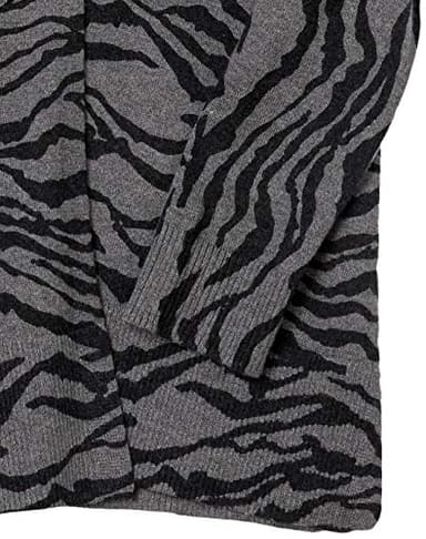 Amazon Essentials Women's Lightweight Open-Front Cardigan Sweater (Available in Plus Size), Charcoal Tiger Print, XX-Large - Image 7