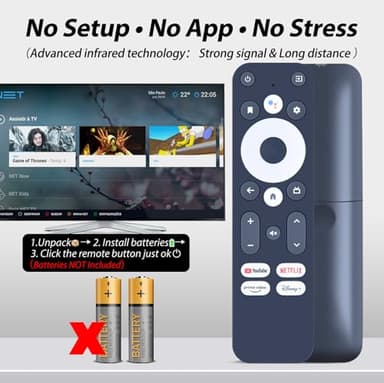 New Replace Remote for MECOOL KM7 Plus TV Box Android 11 R-C-OHS-C008 Anker Nebula 4K Streaming Dongle Strong LEAP-S3 SRT41 - Image 3