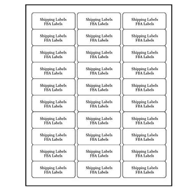Address Labels for Inkjet Printers 1" x 2-5/8", Pack of 15000 Labels - Image 1
