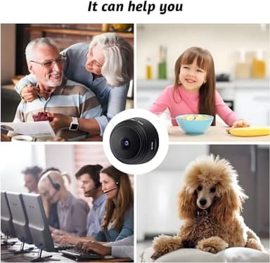 ELEFOCUS Spy Camera Hidden Cameras,Micro Camera Spy Wireless,Small Cameras,WiFi Mini Nanny Cam,Quick Setup in 5 Mins,APP Control with Motion Detection and Night Vision - Image 6