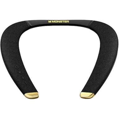 Monster Boomerang Petite Neckband Bluetooth Speakers, Neck Speaker with 15H Playtime, aptX High Fidelity 3D Stereo Sound, Low Latency, Built-in Mic, IPX5 Waterproof Wearable for Home Outdoor - Image 1