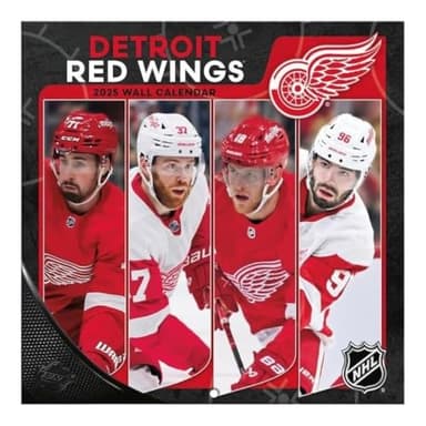 TURNER SPORTS Detroit Red Wings 2025 Mini Wall Calendar (25998040585) - Image 1