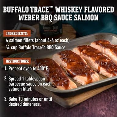 Weber Buffalo Trace Whiskey Flavored BBQ Sauce, 13.3 oz - Image 9