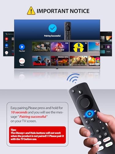Voice TV Remote Control for Insignia/Toshiba/Pioneer/AMZ Smart TVs, Replace for L5B83G,NS-RCFNA-21,NS-RCFNA-19,CT-RC1US-21,CT-95018 Remote - Image 4