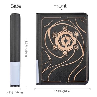 Binder for Lorcana Cards, Premium 9 Pocket Trading Card Album with 500 Pockets & Playmat Compatible with Lorcana Cards, Tokens and Rules sheet - Classic Black - Image 6