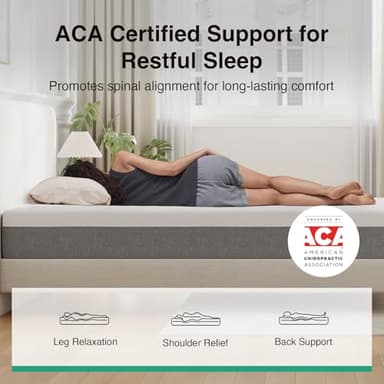 Novilla Queen Size Mattress, 10 Inch Memory Foam Mattress Queen in a Box with Comfort Foam for Contour Support & Motion Isolation & Edge Support, CertiPUR-US Certified - Image 4