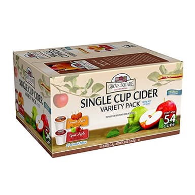Grove Square Cider Pods, Variety Pack, Single Serve (Pack of 54) (Packaging May Vary) - Image 1
