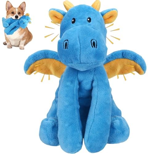 Letsmeet Dog Toys for Aggressive Chewers, Interactive Plush Dog Toy with Squeaker and Crinkle Paper, Suitable for Reducing Boredom and Anxiety, Cute Pet Toy for Small, Medium and Large Dogs - Image 1
